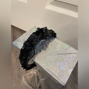 Black Sequin headband